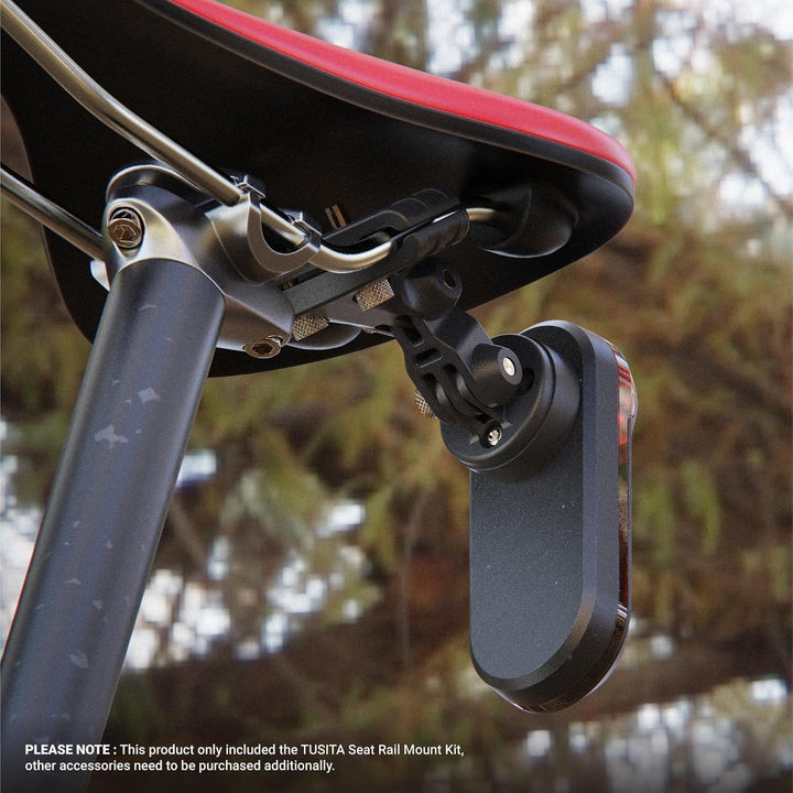 TUSITA Sitzschienen Halterung Kit Kompatibel mit Garmin Varia RTL510 RTL515 RVR315 Rearview Varia RT
