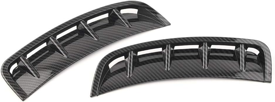 iSpchen Auto Lufteinlässe Aussen Dekorative Aufkleber Frontstossstange Spoiler Seite Lufteinlass Dek