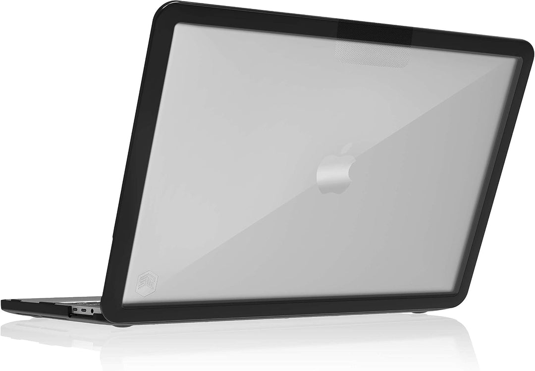 STM Bags Dux Case Schutzhülle für Apple MacBook Pro 13,3" (2019-2022) - schwarz/transparent (Transpa
