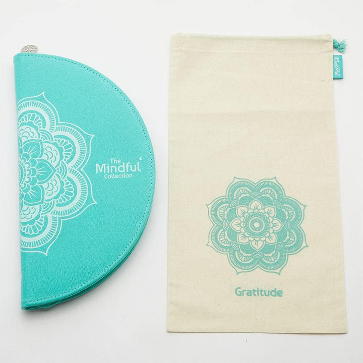 KNITPRO Mindful-Set GRATITUDE, Edelstahl-Nadelspitzen Set + Zubehör, Art. 36301DE, deutsche Edition