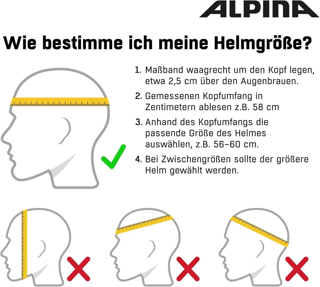 Alpina HAARLEM - Robuster, sicherer und Individuell Anpassbarer & Leichter Urban Fahrradhelm Für Erw