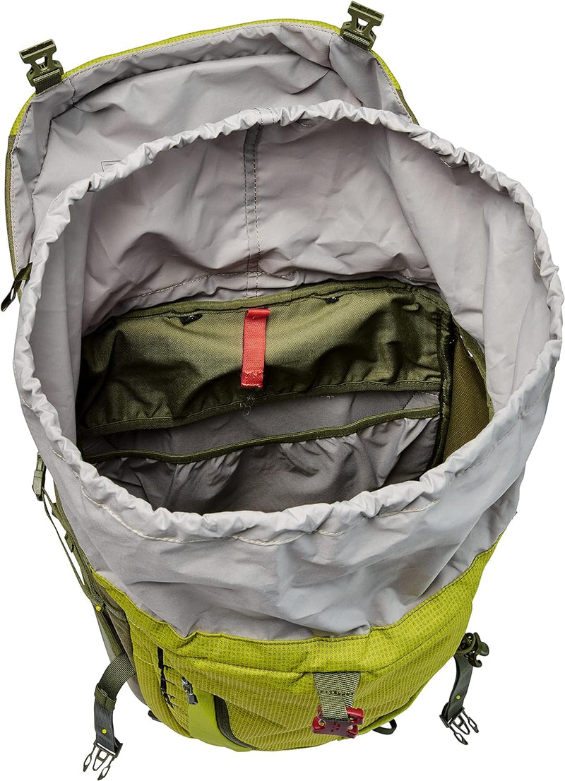 VAUDE Asymmetric 42+8 - Trekkingrucksack - 50 Liter Bright Green Einheitsgrösse, Bright Green Einhei