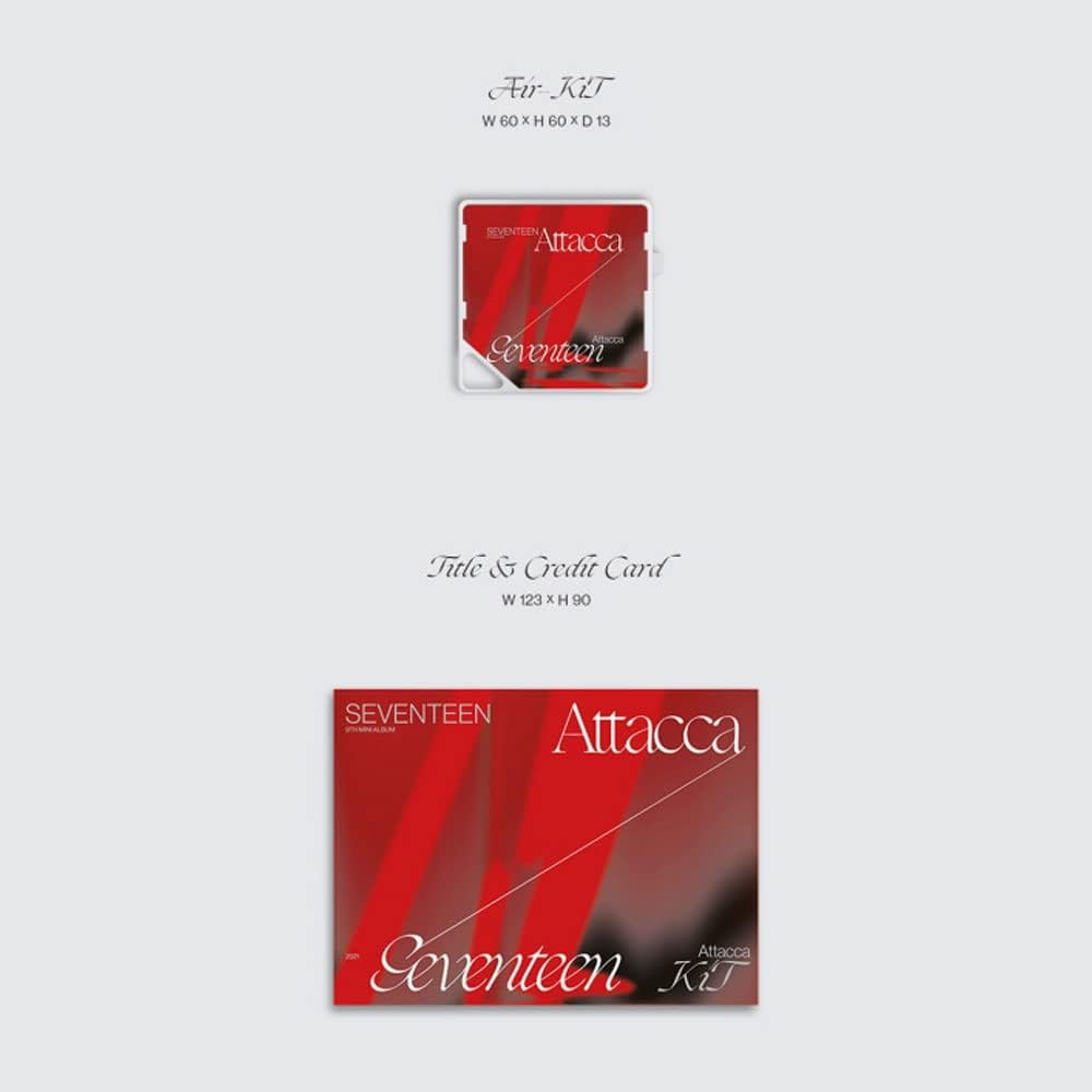 Seventeen Attacca 9th Mini Album KiT Album [Incl. Seventeen Lenticular Photocard]