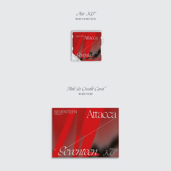 Seventeen Attacca 9th Mini Album KiT Album [Incl. Seventeen Lenticular Photocard]