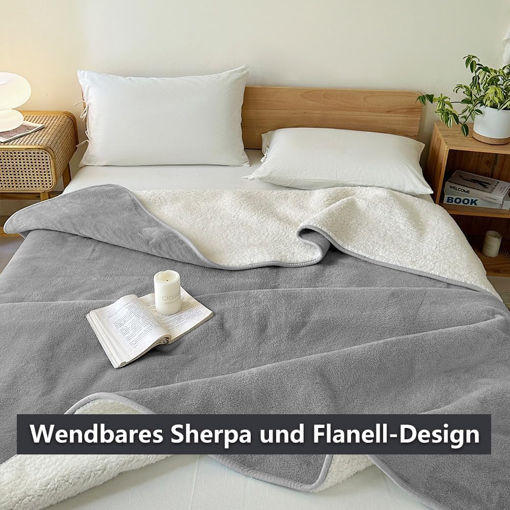 NSNLGSGC wasserdichte Decke 152x203cm, Liebesdecke für Paare, Verliebte, Erwachsene und Kinder, wass