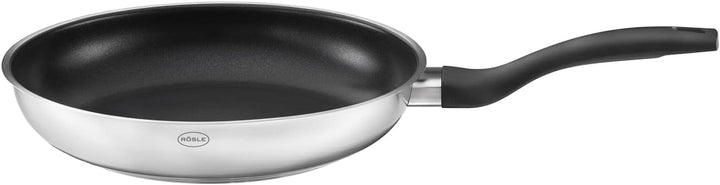 RÖSLE Basic Line Bratpfanne Ø 24 cm, Universalpfanne mit Antihaftversiegelung ProPlex, Edelstahl 18/