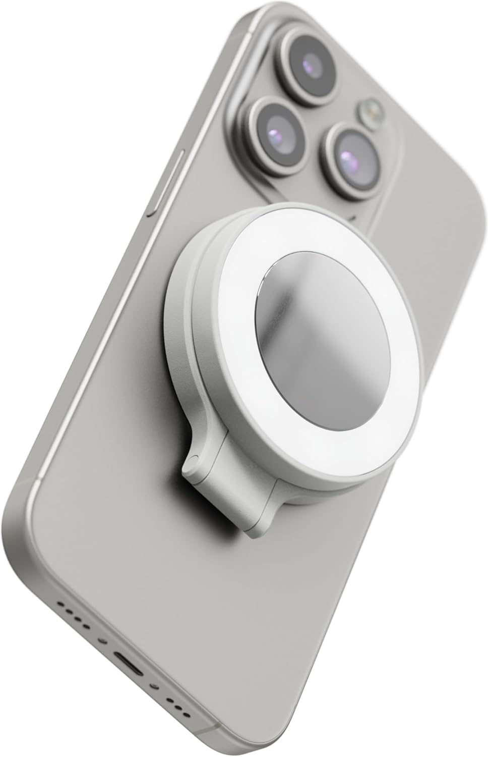 ShiftCam SnapPocket Light - LED-Selfie-Ringlicht mit Vier Helligkeitsstufen und integriertem Akku -