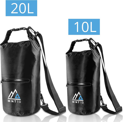 MNT10 Dry Bag Packsack wasserdicht mit Tragegurt I Dry Bags Waterproof in 10l oder 20l I Wasserfeste