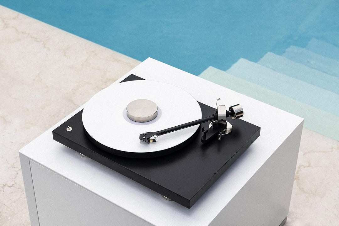 Pro-Ject Record Puck PRO, Modernes Schallplattengewicht mit Nickel-Finish, Klangverbesserung für all