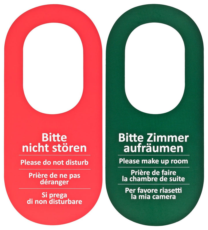 100 Stück Türschild Hotel Bitte nicht stören - Zimmer aufräumen