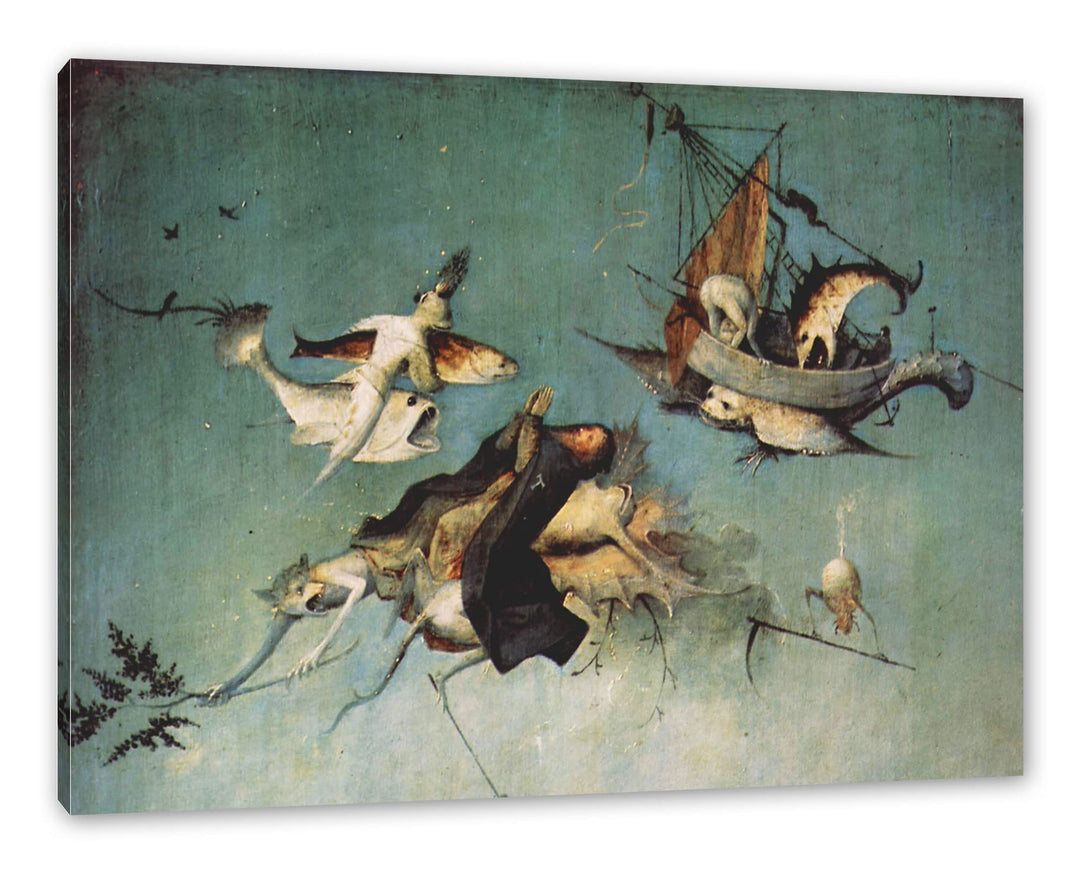 Generisch Hieronymus Bosch - Ausschnitt aus Garten der Lüste II als Leinwandbild/Grösse: 120x80 cm/W