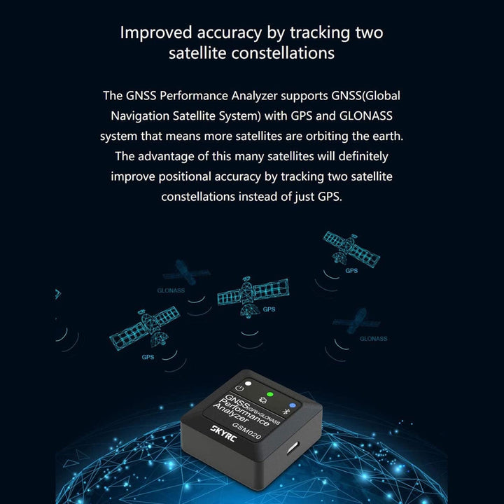 SKYRC GPS Geschwindigkeits Messgerät für Mobile App