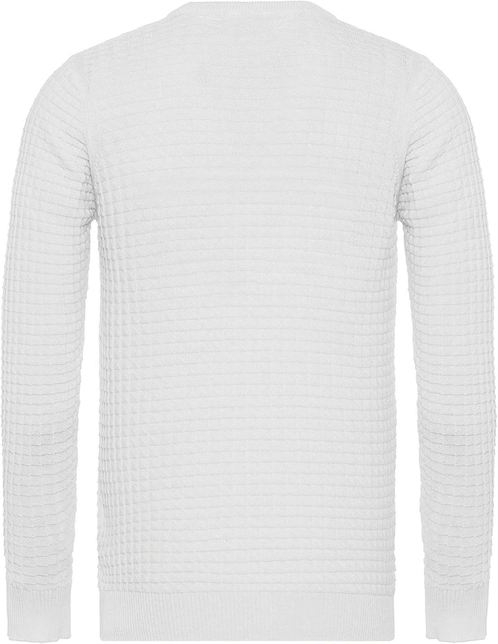 Red Bridge Herren Strickpullover Pullover, Weiss