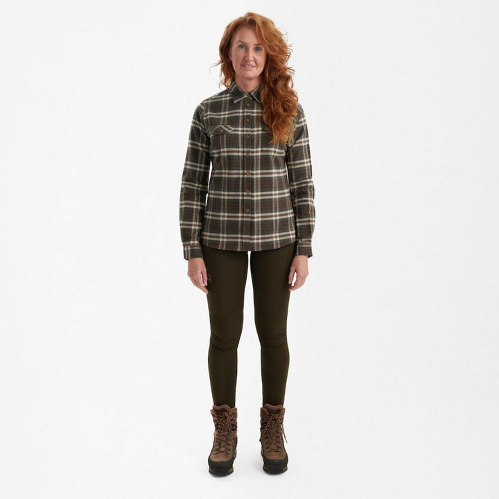 Deerhunter Lady Ruby Shirt Yellow Check C44, C44