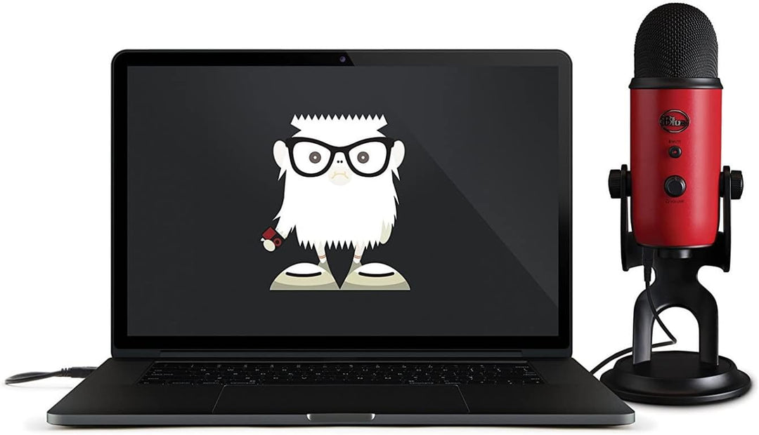 Blue Microphones Yeti USB-Mikrofon für Aufnahme und Streaming auf PC und Mac, verstellbares Stativ,