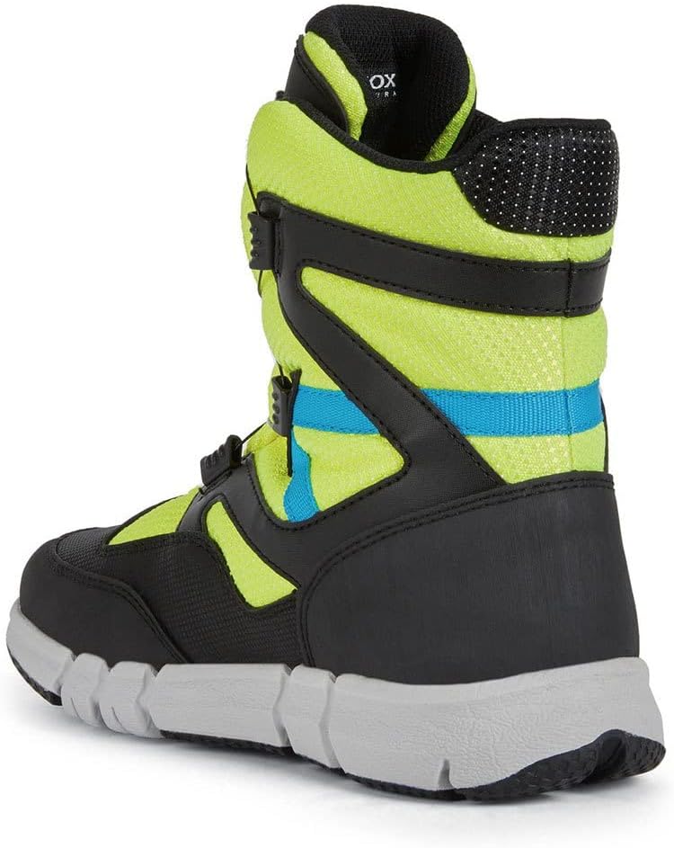 Geox Jungen J Flexyper Boy B ABX Stiefeletten 35 EU Fluo Yellow Black, 35 EU Fluo Yellow Black