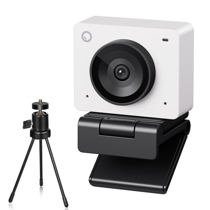 OBSBOT Meet SE 1080P 100FPS Webcam für PC, USB-Webcam mit AI-Tracking, Mikrofon, Stativ, gestaffelte