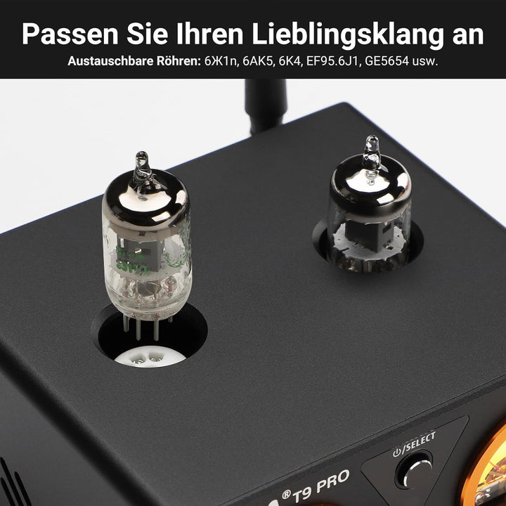 AIYIMA T9PRO JAN5725 Vakuumröhrenverstärker 100Wx2 TPA3250 Stereo-USB-DAC-Verstärker QCC3031 Bluetoo