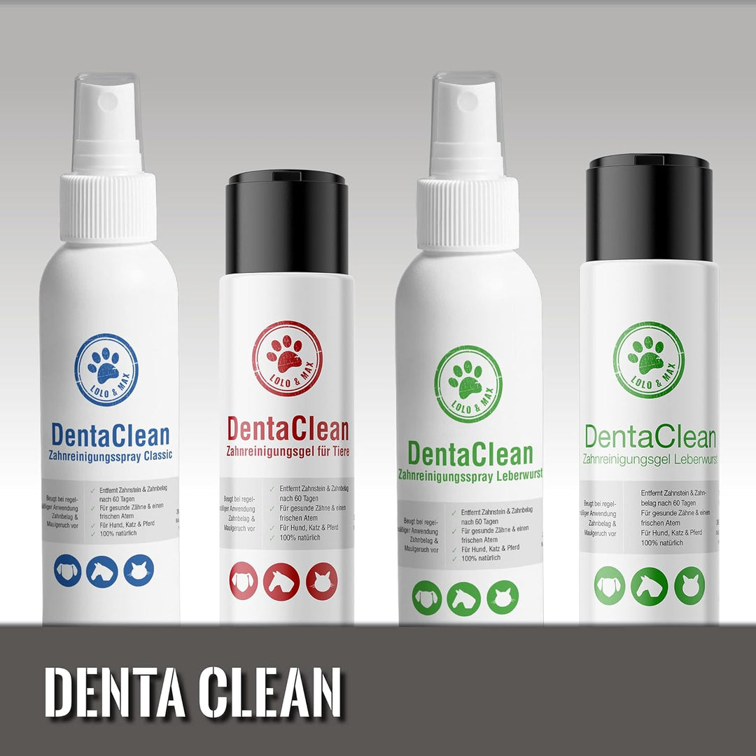 Lolo & Max DentaClean Spray Classic – Zahnreinigungsspray Für Tiere - Zahnpflege und Dentalspray Für