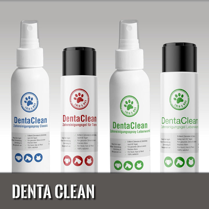 Lolo & Max DentaClean Spray Classic – Zahnreinigungsspray Für Tiere - Zahnpflege und Dentalspray Für