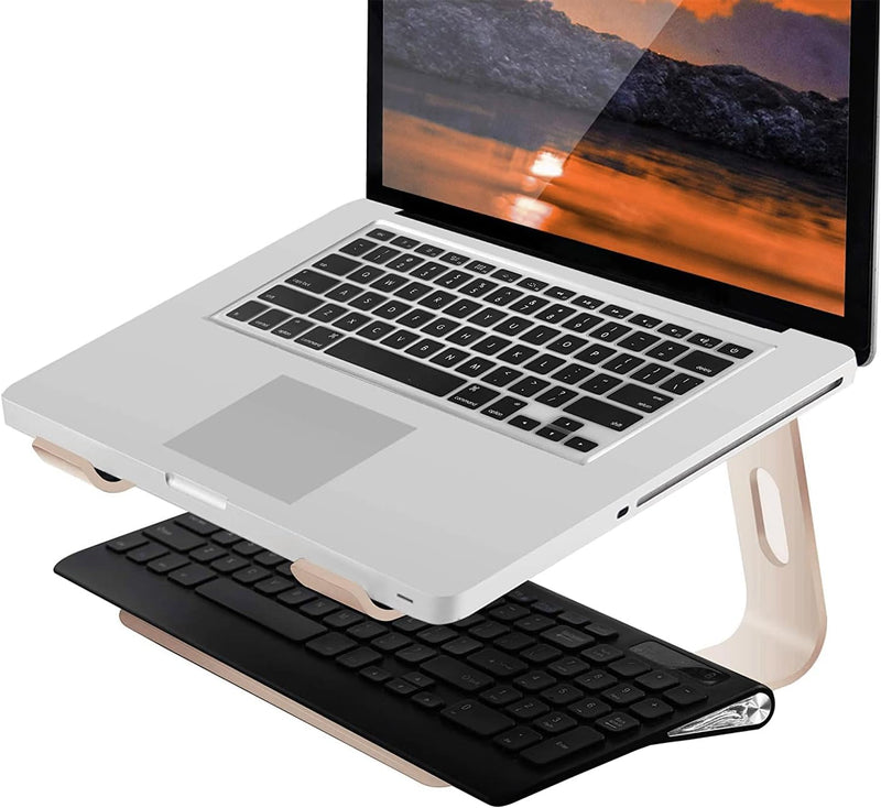 Orionstar Laptop Ständer, Ergonomischer Laptop Stand für Schreibtisch, Aluminium Laptop Halterung mi