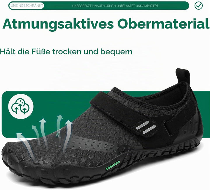 SAGUARO Unisex Barfussschuhe Laufschuhe Minimalistische Outdoor&amp;Indoor Fitnessschuhe GR36-48 38 EU H