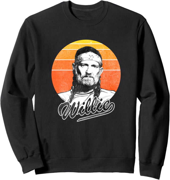 Offizielles Willie Nelson Sunset Foto Sweatshirt