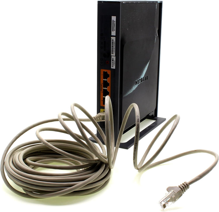1aTTack CAT5 UTP Netzwerk-Patch-Kabel mit 2x RJ45 Stecker Set grau 10 - Stück - 10m 10m grau 10 - St