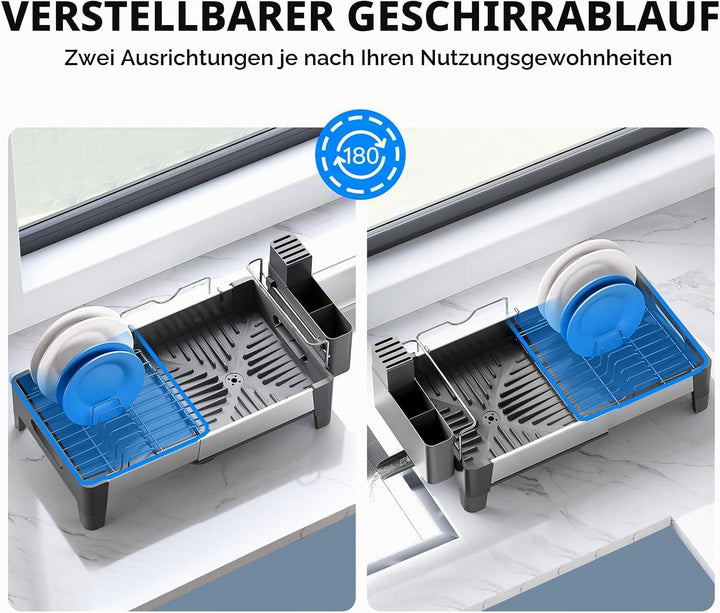 Urackify Abtropfgestell, Grau