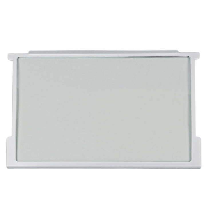 Gorenje 163336 ORIGINAL Glasplatte Scheibe Abdeckplatte Glasboden mit Halteleisten fürs Lebensmittel