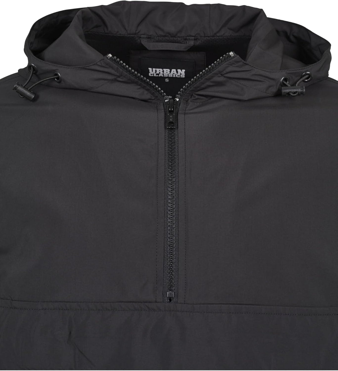 Urban Classics Herren Basic Pull Over Jacket S Schwarz, S Schwarz
