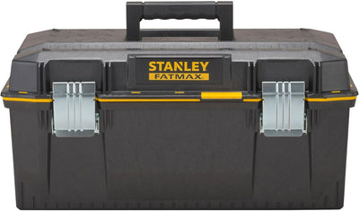 Stanley FatMax Werkzeugbox (71 x 31 x 29 cm, spritzwassergeschützer Koffer, robuste nicht-rostende M