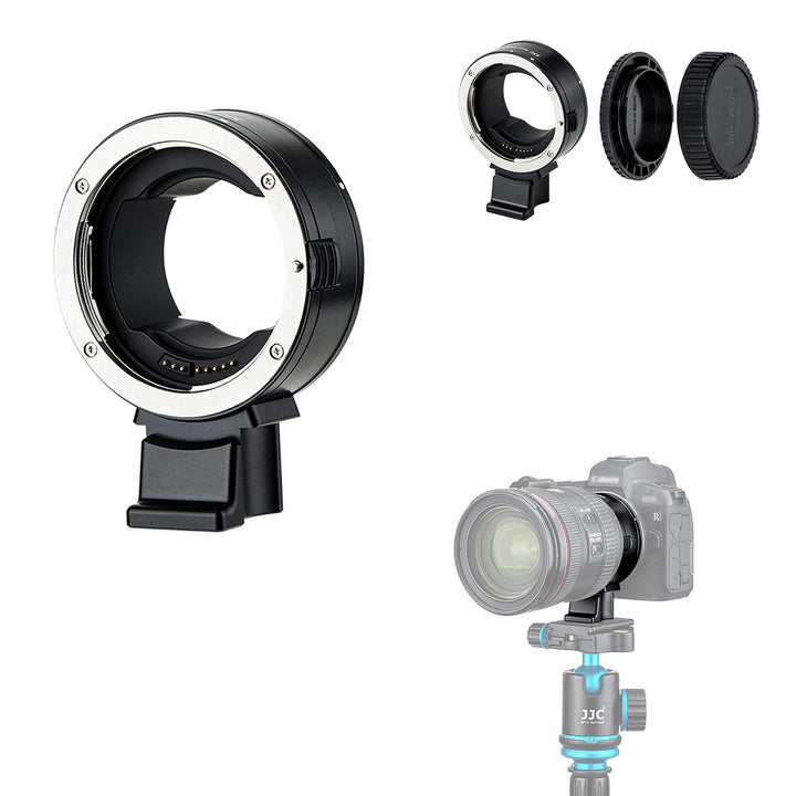 JJC EF-RF Objektivadapter Autofokusmontage für Canon EF EF/S Objektive für EOS R Ra RP R3 R5 R5c R6