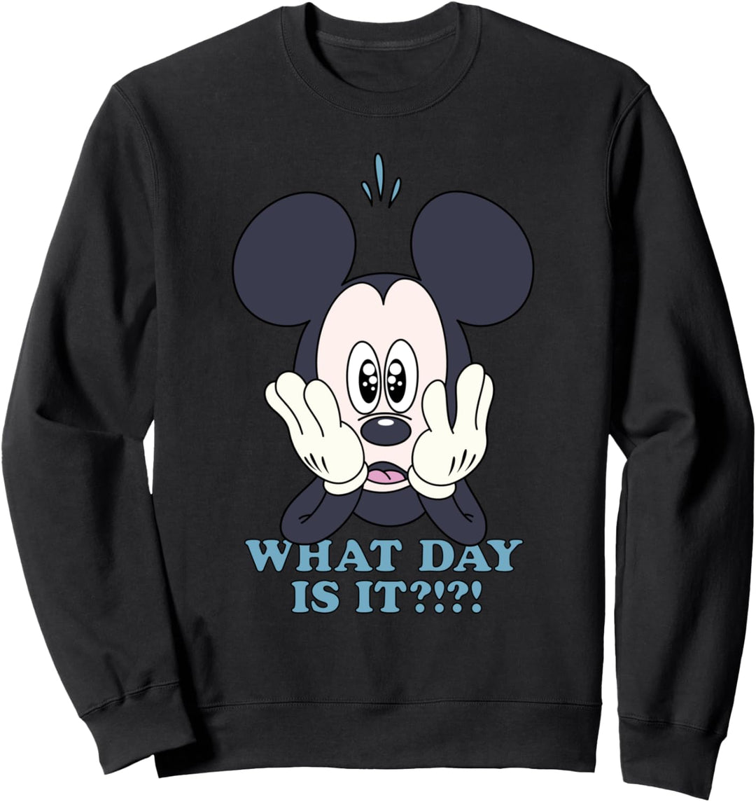Disney Mickey Mouse What Day Is It? Sweatshirt