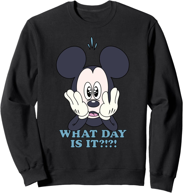Disney Mickey Mouse What Day Is It? Sweatshirt