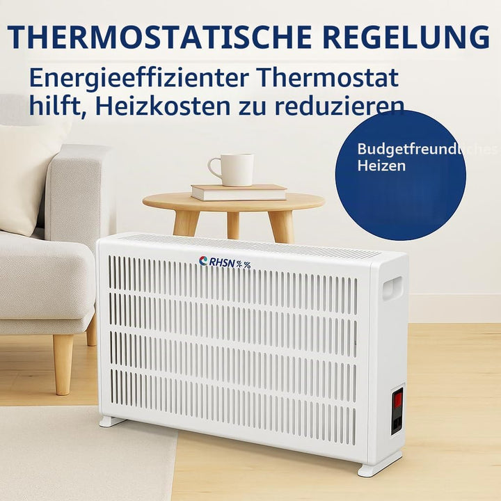 1000W Elektroheizung Standgerät, Electric Heating mit modernem Stil - Elektrisch heizung starke Wärm