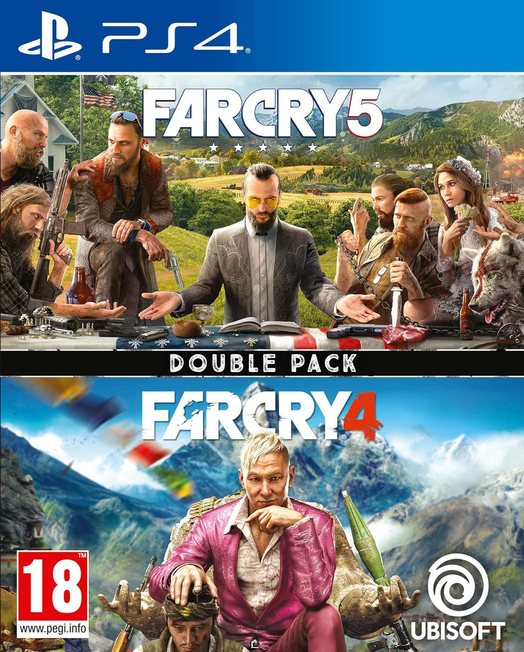 Zusammenstellung Far Cry 4 + Far Cry 5 Jeux PS4