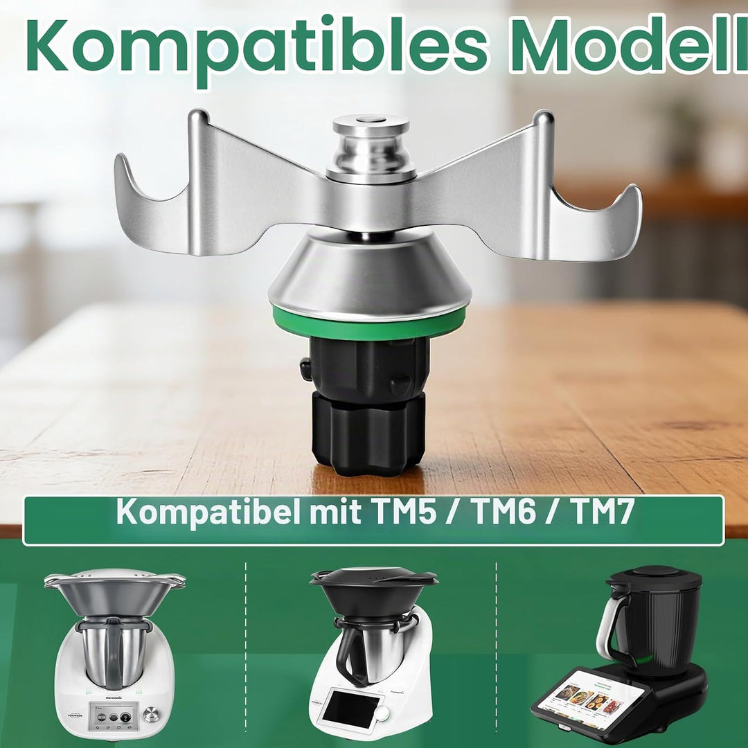 Messer Geeignet für Vorwerk TM5 TM6 TM7, Ersatzteile passend für Messer, Mixmesser Ersatz Zubehör, E