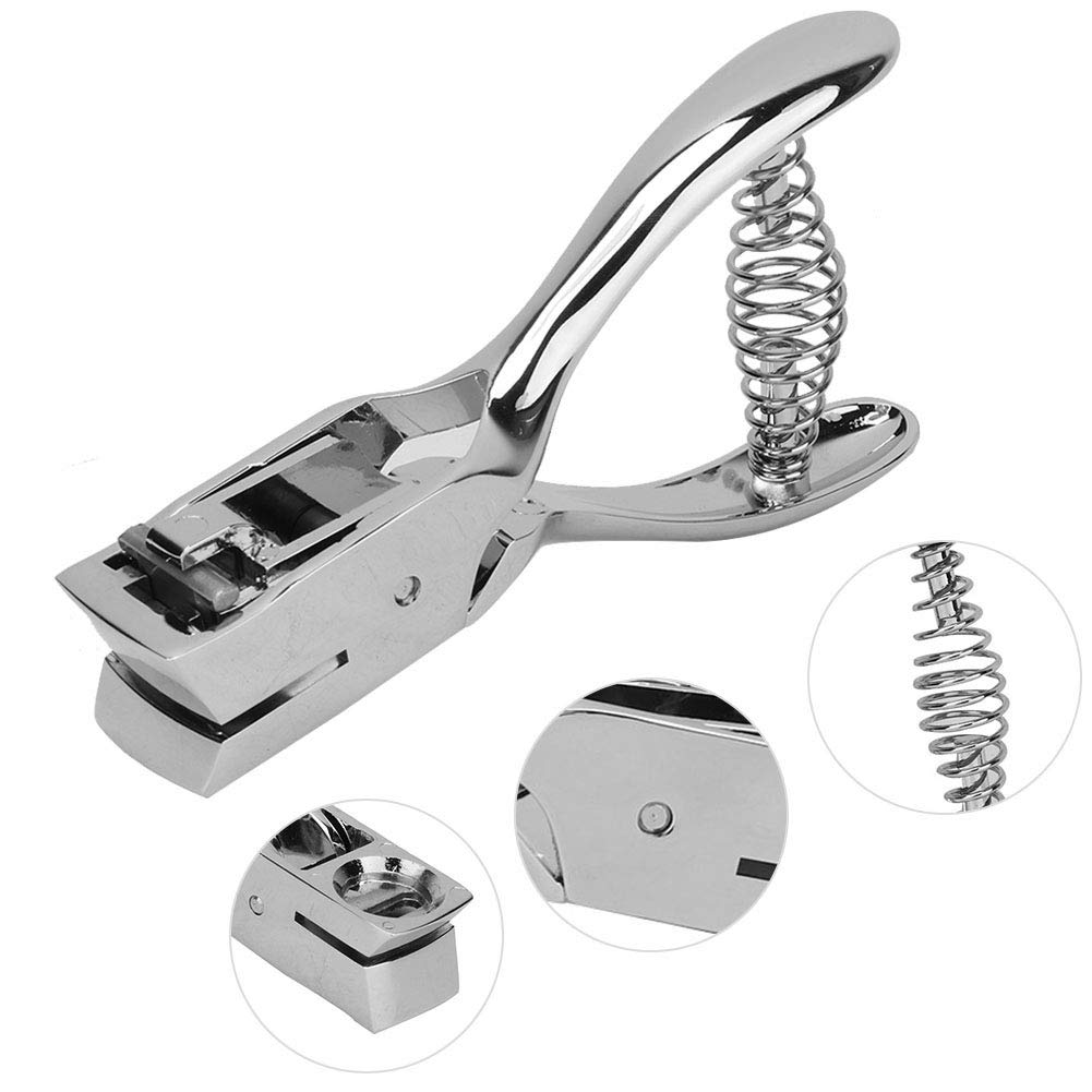 Locher mit einem Schlitz, Locher mit Metallgriff für Scrapbooking, Ausweise, Abzeichenlöcher, 1 mm P