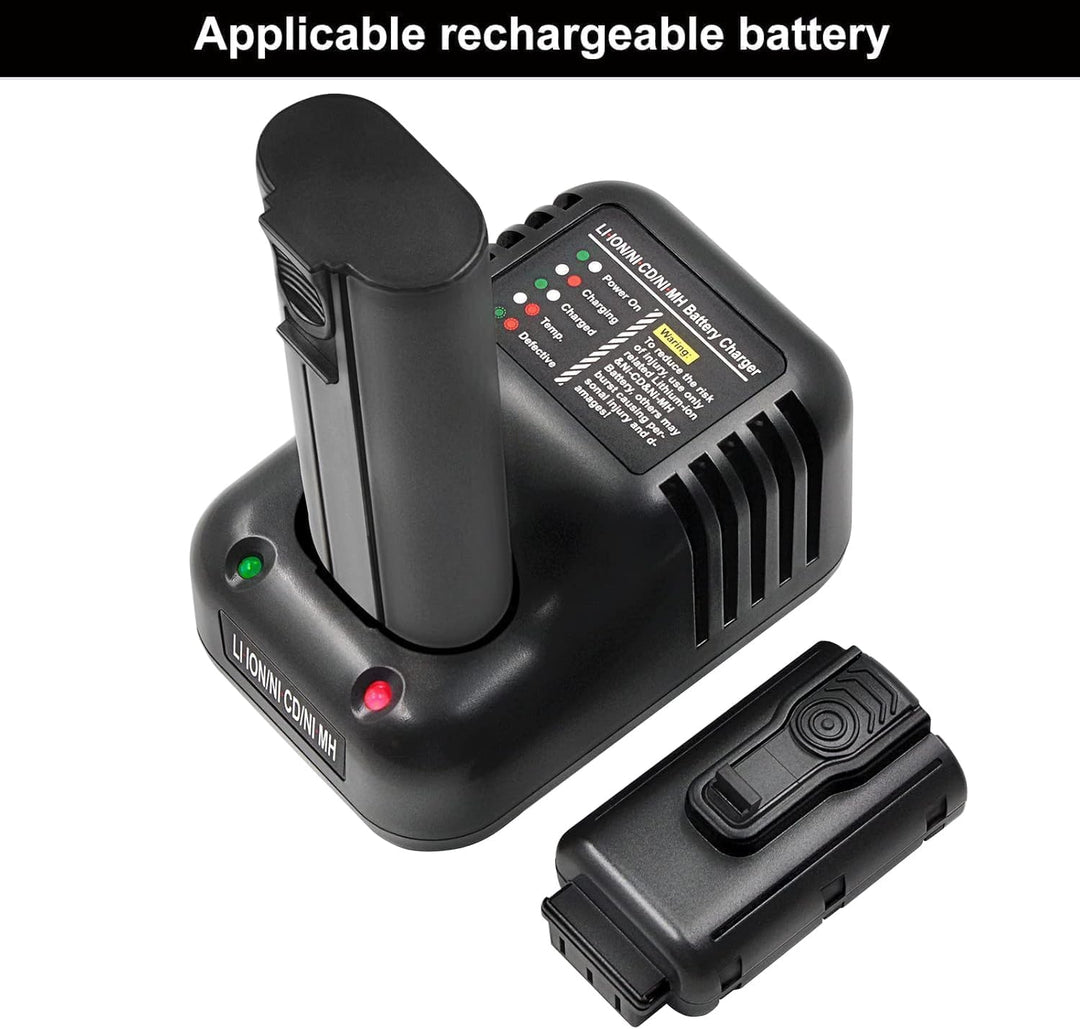 Akkuladegerät 100-240V 50 / 60Hz für Paslode 7.2V Li-Ion& 6V NI-CD/NI-MH Akkuladegerät Paslode 40471