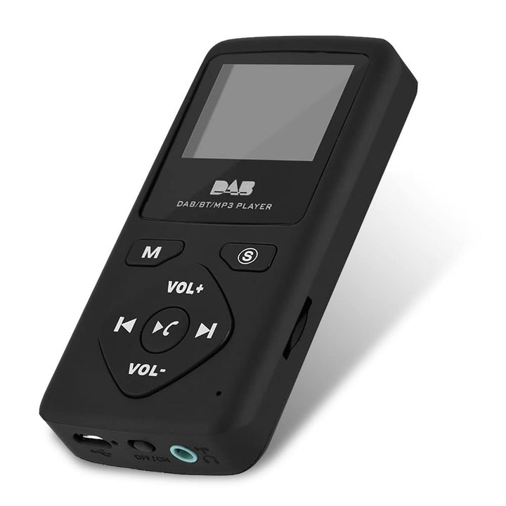 Richer-R DAB Pocket Digitalradio, Tragbare 1,8-Zoll LCD DAB/DAB+ Pocket Digital Radio Bluetooth MP3-