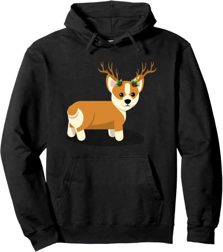Corgi Christmas Pullover Hoodie