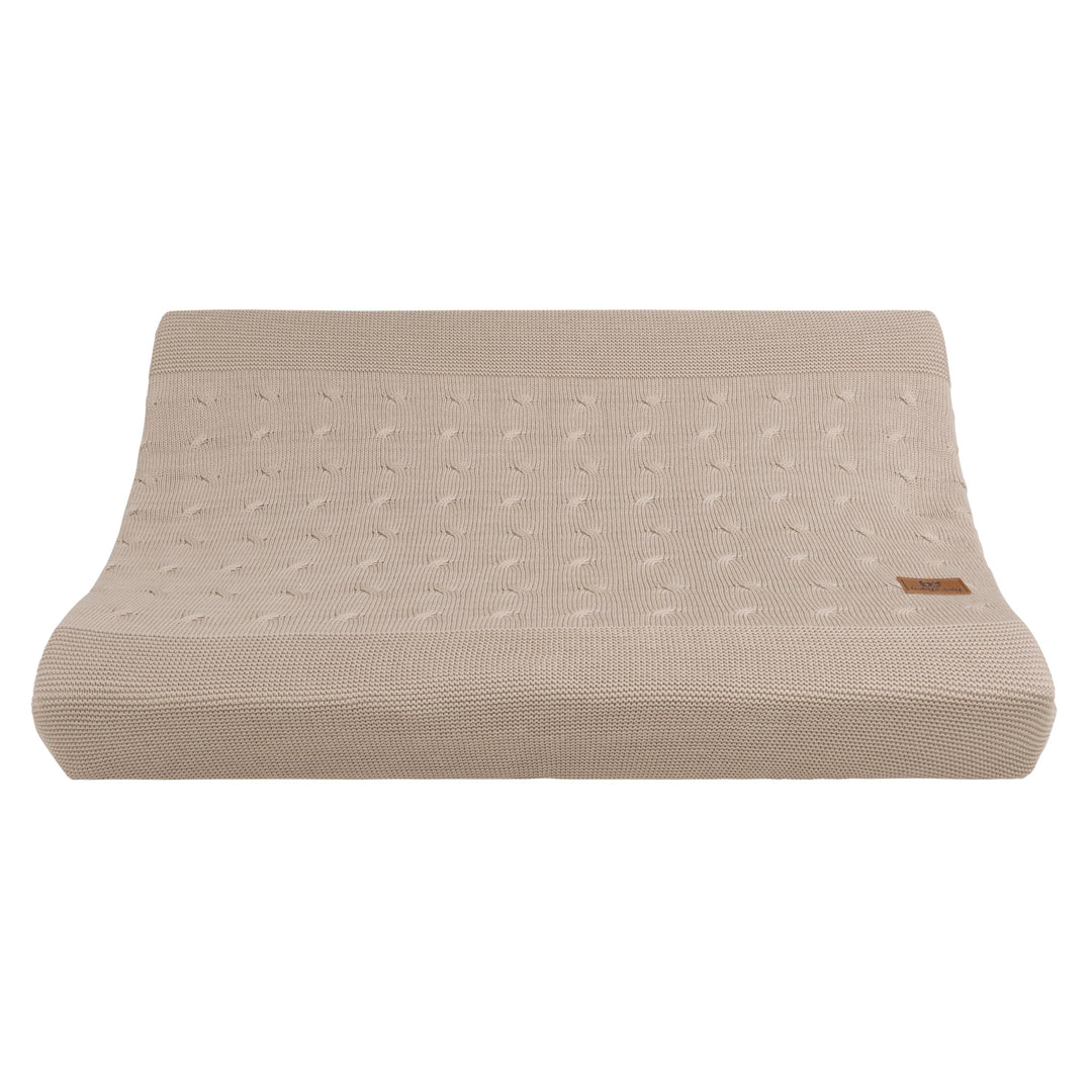 BO Baby's Only - Wickelauflagenbezug Cable - Feine Zopfmuster - Klassischen Touch - Beige - 45x70 cm