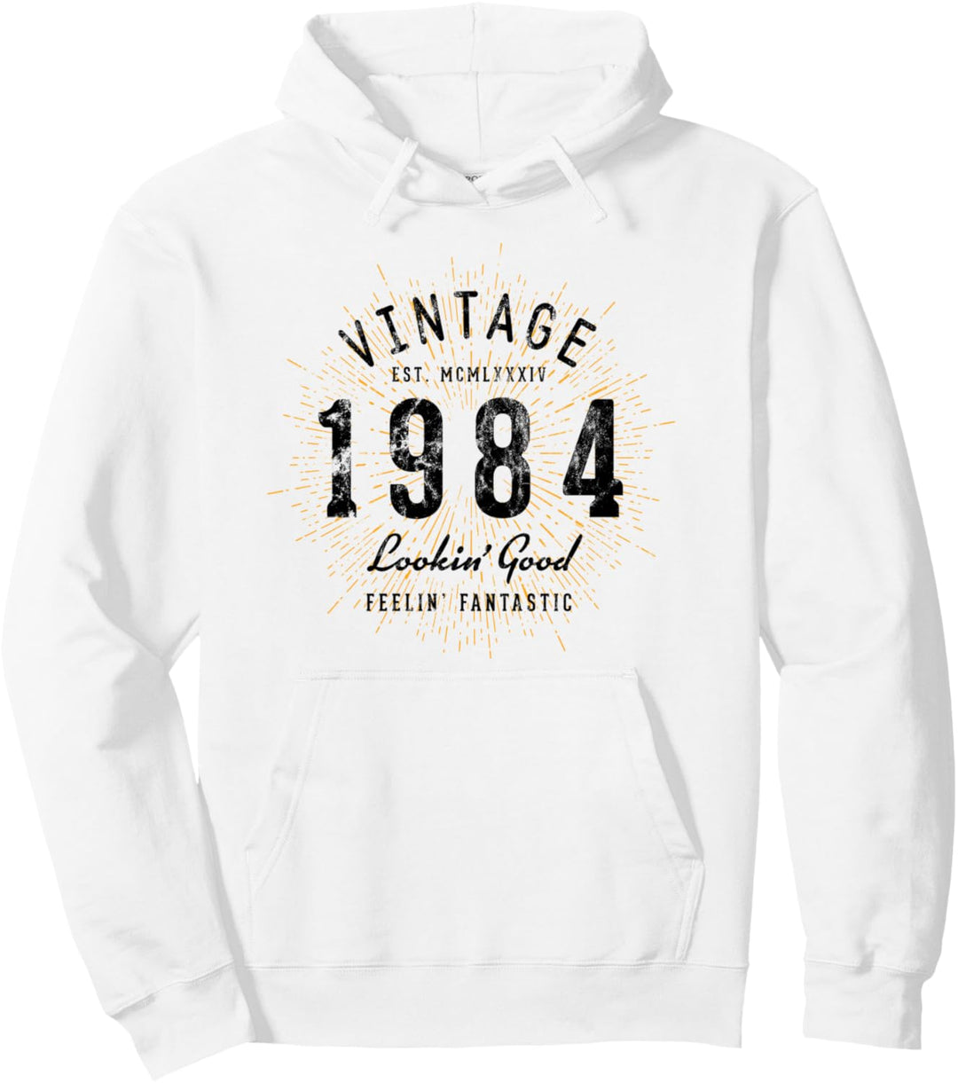 Vintage Geburtstag geboren 1984 Pullover Hoodie