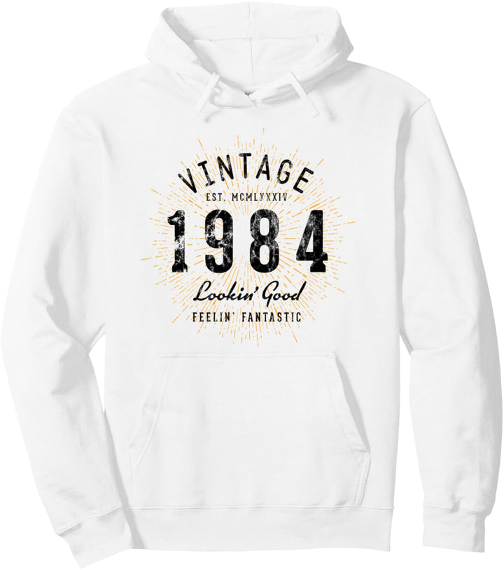 Vintage Geburtstag geboren 1984 Pullover Hoodie