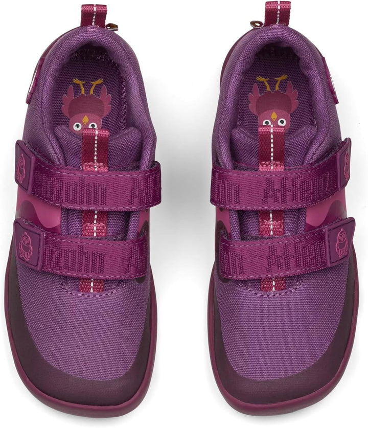 Affenzahn Barfussschuh Baumwolle Lucky Klettverschluss Vegan rutschfest Flexibel Reflektierend für d