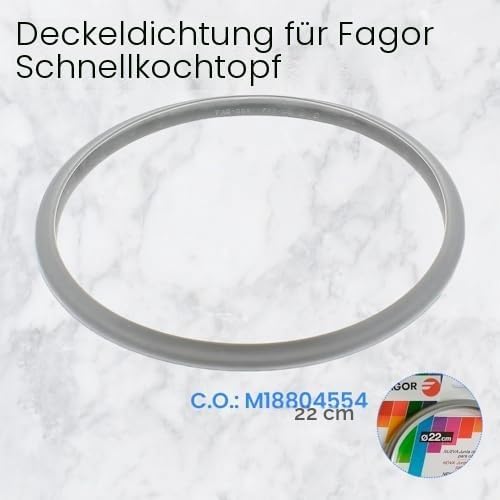 Fagor Schnellkochtopf Gummi M18804554 Kompatibel mit Fagor Schnellkochtopf mit einem Innendurchmesse