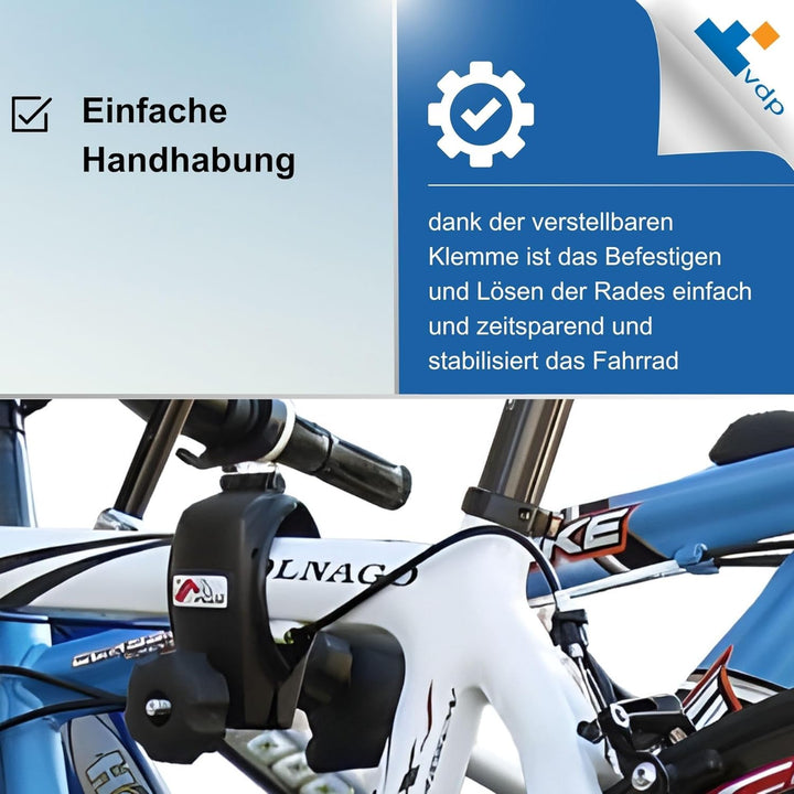 universal Rahmenhalter für Fahrradträger - 17/30 / 48cm - Rahmenhalterung Ersatzhalter für Fahrrad H