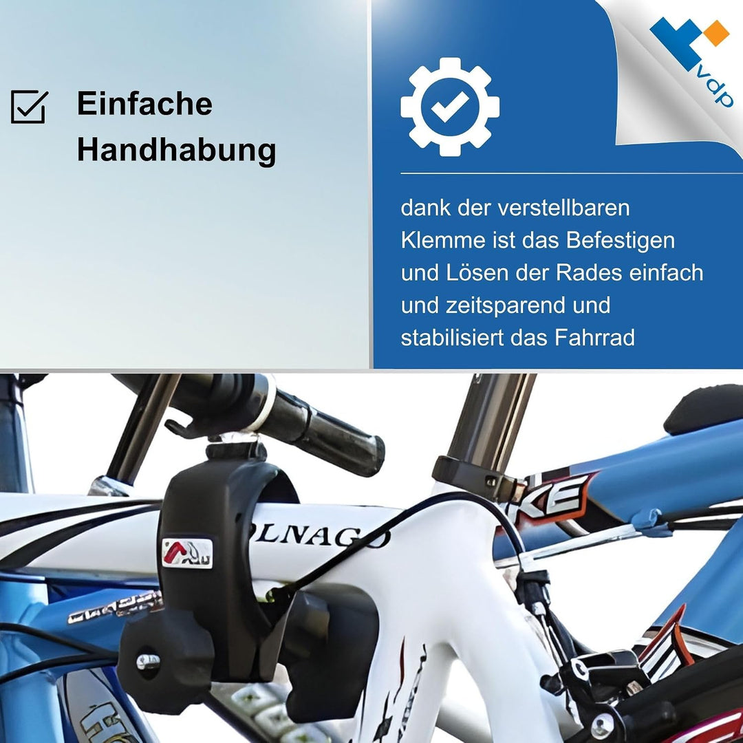 universal Rahmenhalter für Fahrradträger - 17/30 / 48cm - Rahmenhalterung Ersatzhalter für Fahrrad H