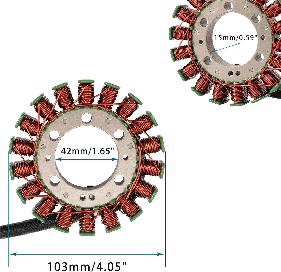 GOOFIT 18 Spule Motorrad Magneto Stator Spule Zündgenerator Motor Zubehör Ersatz für VFR400